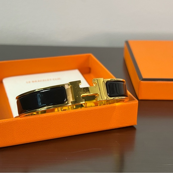 Authentic Hermes clic clac bracelet narrow - Picture 2 of 8